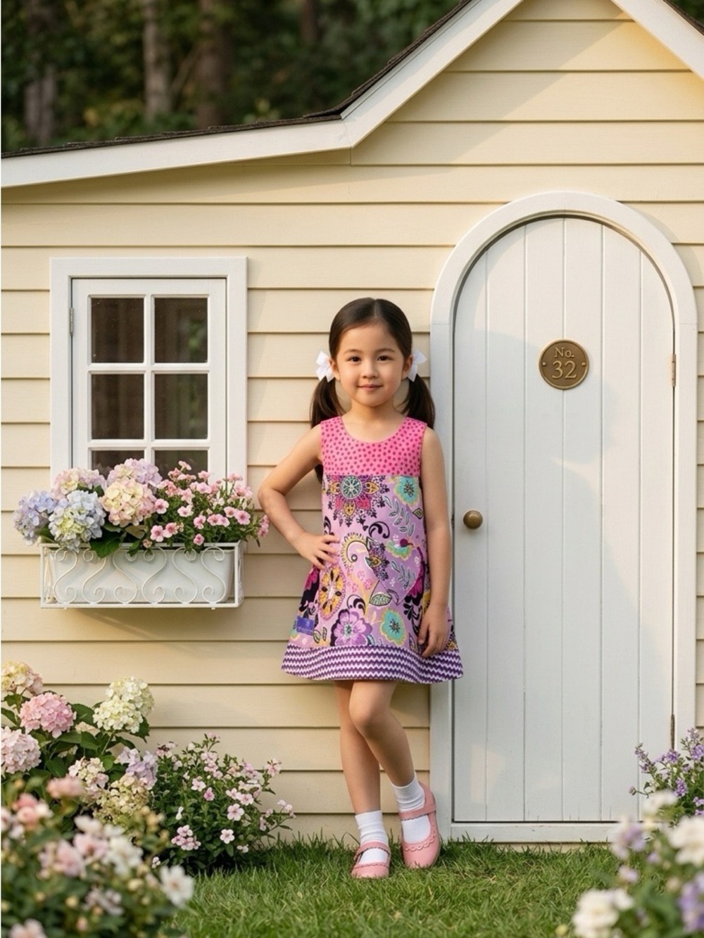 The Unbroken Circle Jojo Aline Reversible Dress Girls size XS
